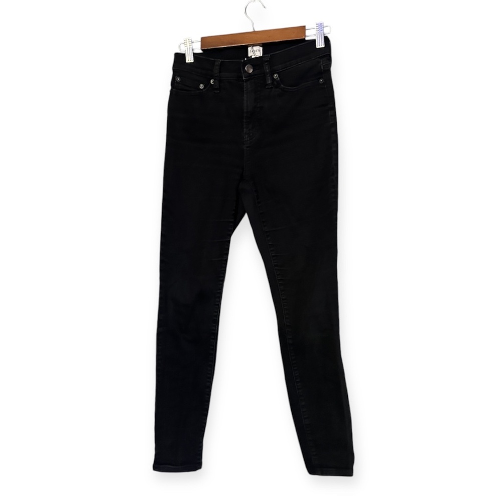 J.Crew Black Skinny Jeans Womens Size 26 Mid Rise